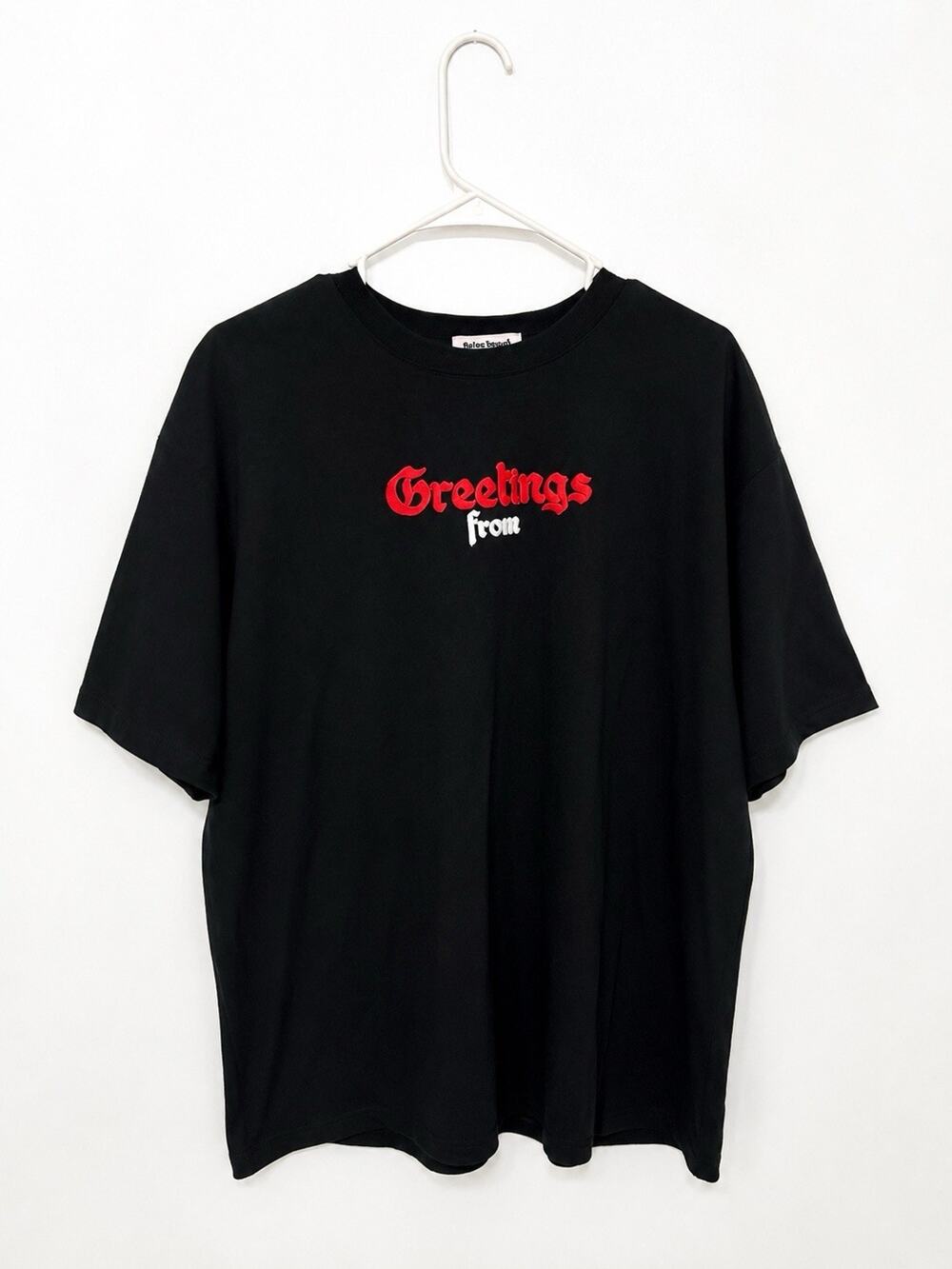Authentic Palm Angels California Graphic T-Shirt Black Red Puff Print Men’s